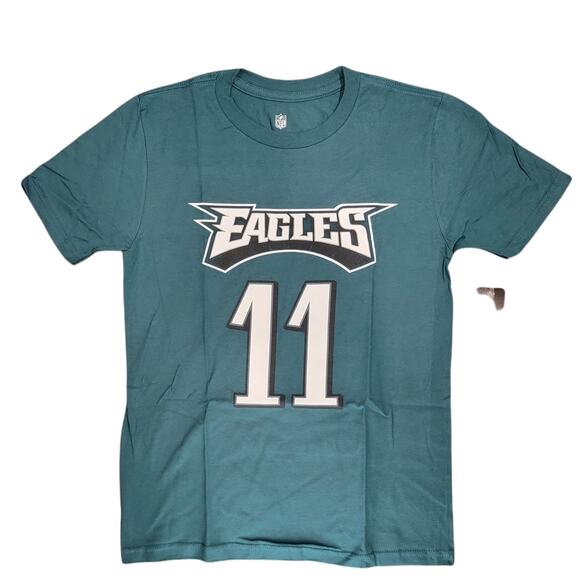 Carson Wentz #11 Philadelphia Eagles Football NFL Tee Youth‎ Medium - Picture 1 of 6